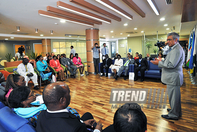 The training on study of the Caspian states ended at the Azerbaijan Diplomatic Academy, Baku, Azerbaijan, Sept. 9, 2011