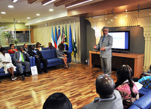 Participants of training received information about political and economic priorities of Azerbaijan, development of the region as a whole
