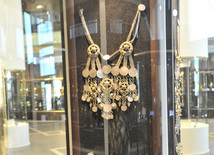 Jewelry of Azerbaijani craftsmen, Gala, Azerbaijan, September 9, 2011