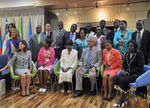Photo of training participants, Baku, Azerbaijan, Sept. 9, 2011