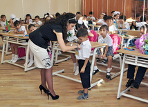 The first lesson, Baku, Azerbaijan, Sept.15, 2011