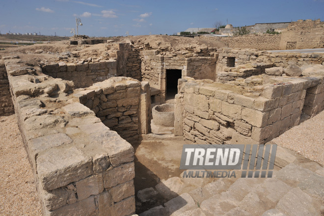 Azerbaijan's cultural values. Gala Archeological-Ethnographic Museum Complex. Azerbaijan, Sep.16, 2011 