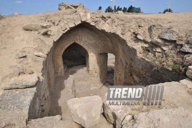 Azerbaijan's cultural values. Gala Archeological-Ethnographic Museum Complex. Azerbaijan, Sep.16, 2011 