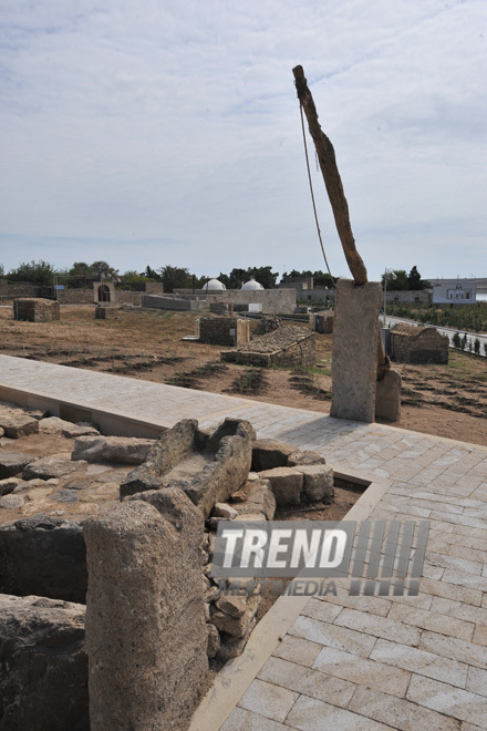 Azerbaijan's cultural values. Gala Archeological-Ethnographic Museum Complex. Azerbaijan, Sep.16, 2011 