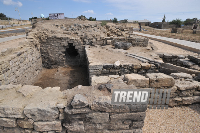 Azerbaijan's cultural values. Gala Archeological-Ethnographic Museum Complex. Azerbaijan, Sep.16, 2011 