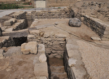 "Gum hamam" was named this way because it was underground. Gala Archeological-Ethnographic Museum Complex. Azerbaijan, Sep.16, 2011