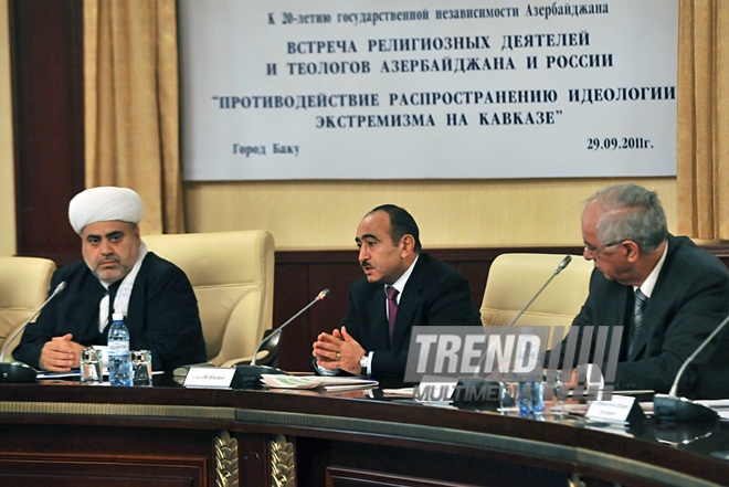 The academic conference "Preventing the spread of extremist ideology in the Caucasus", Baku, Azerbaijan, Sept.29, 2011 