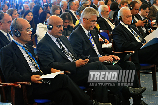 International Humanitarian Forum "XXI century: hopes and challenges". Baku, Azerbaijan, Okt.10, 2011 