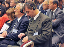 The second day of the Baku International Humanitarian Forum. Baku, Azerbaijan, Okt.11, 2011