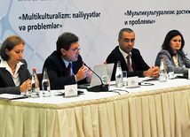 Sectional meeting on "Multiculturalism: Achievements and Challenges" of the Baku International Humanitarian Forum. Baku, Azerbaijan, Okt.11, 2011