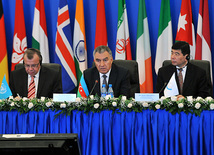 The International conference on combating drug trafficking. Baku, Azerbaijan, Oct.17, 2011