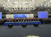 The conference is attended by about 90 foreign guests from 42 countries and seven international organizations. Baku, Azerbaijan, Oct.17, 2011