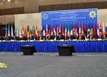 The conference is attended by about 90 foreign guests from 42 countries and seven international organizations. Baku, Azerbaijan, Oct.17, 2011