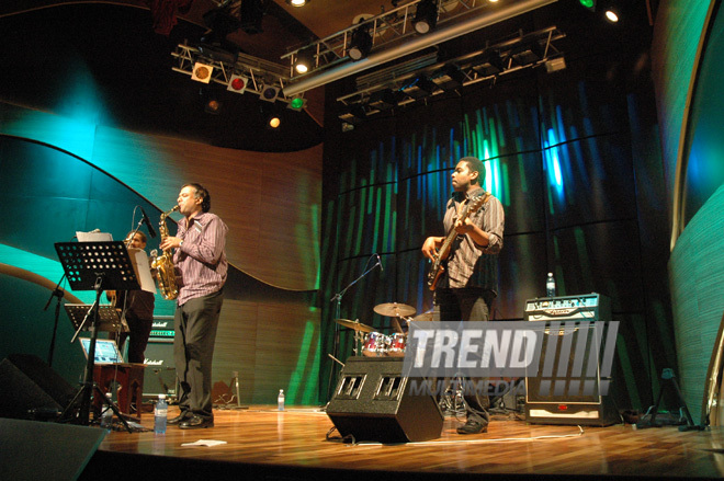 American musician Rudresh Mahanthappa’s performance within the International Jazz Festival 2011. Baku, Azerbaijan, Oct.18, 2011