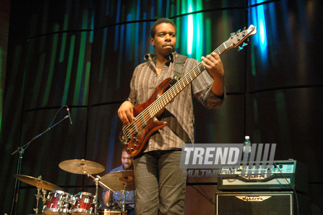 American musician Rudresh Mahanthappa’s performance within the International Jazz Festival 2011. Baku, Azerbaijan, Oct.18, 2011