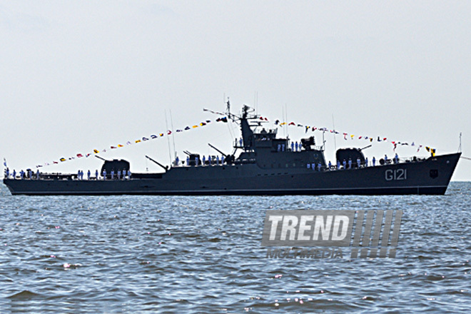 Azerbaijan's naval. Oct. 24, 2011 