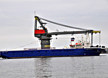 Crane vessel. Oct. 24, 2011 