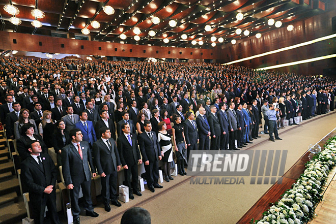 VI Forum of Azerbaijani Youth adopts resolution. Baku, Azerbaijan, Oct.25, 2011