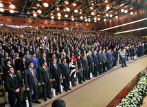 VI Forum of Azerbaijani Youth adopts resolution. Baku, Azerbaijan, Oct.25, 2011