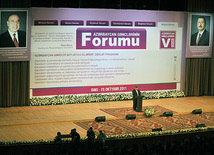 The Forum participants have made an appeal to the President. Baku, Azerbaijan, Oct.25, 2011