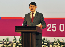 VI Forum of Azerbaijani Youth adopts resolution. MP Fuad Muradov. Baku, Azerbaijan, Oct.25, 2011