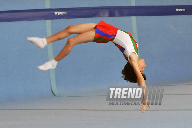 18th Azerbaijan Gymnastics Championship opened. Baku, Azerbaijan, Nov.03, 2011
