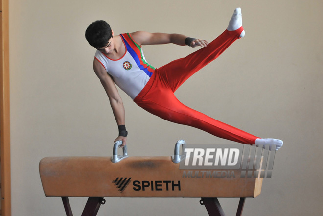 18th Azerbaijan Gymnastics Championship opened. Baku, Azerbaijan, Nov.03, 2011
