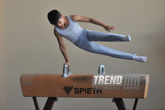 18th Azerbaijan Gymnastics Championship opened. Baku, Azerbaijan, Nov.03, 2011
