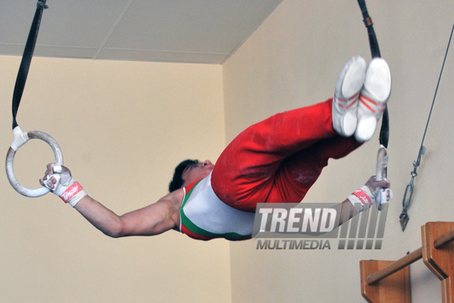 18th Azerbaijan Gymnastics Championship opened. Baku, Azerbaijan, Nov.03, 2011
