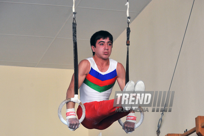 18th Azerbaijan Gymnastics Championship opened. Baku, Azerbaijan, Nov.03, 2011
