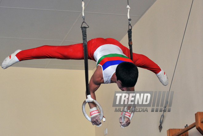 18th Azerbaijan Gymnastics Championship opened. Baku, Azerbaijan, Nov.03, 2011
