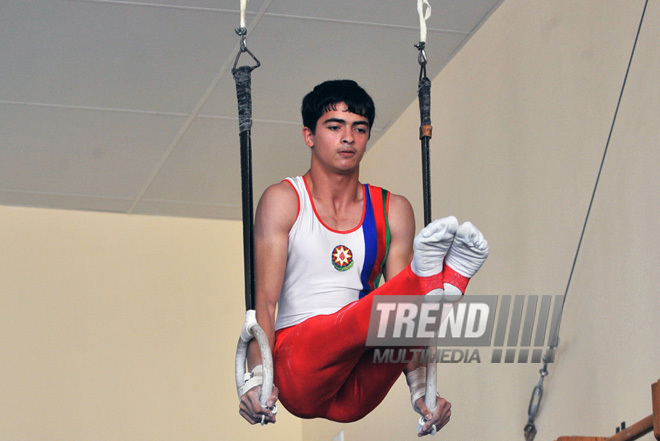 18th Azerbaijan Gymnastics Championship opened. Baku, Azerbaijan, Nov.03, 2011
