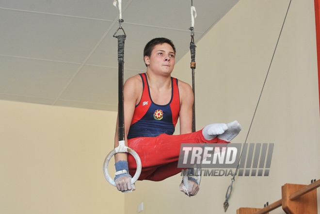 18th Azerbaijan Gymnastics Championship opened. Baku, Azerbaijan, Nov.03, 2011
