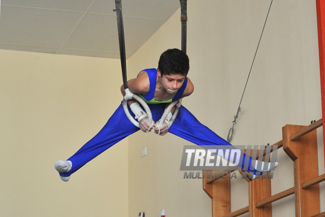 18th Azerbaijan Gymnastics Championship opened. Baku, Azerbaijan, Nov.03, 2011
