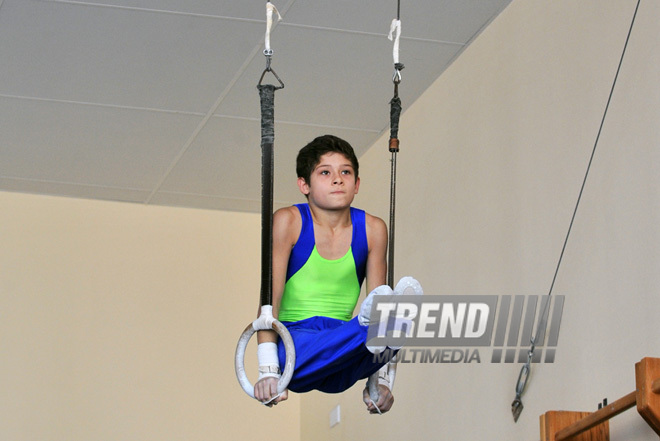 18th Azerbaijan Gymnastics Championship opened. Baku, Azerbaijan, Nov.03, 2011
