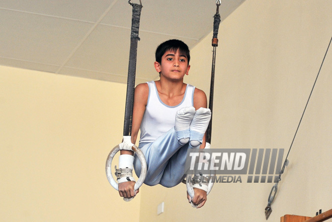 18th Azerbaijan Gymnastics Championship opened. Baku, Azerbaijan, Nov.03, 2011
