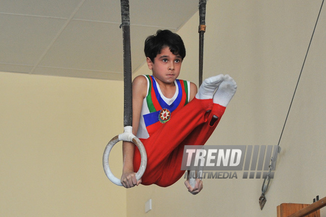 18th Azerbaijan Gymnastics Championship opened. Baku, Azerbaijan, Nov.03, 2011
