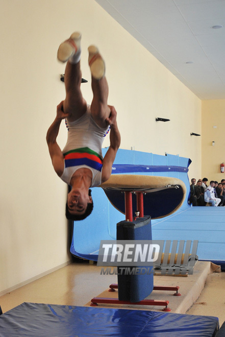 18th Azerbaijan Gymnastics Championship opened. Baku, Azerbaijan, Nov.03, 2011
