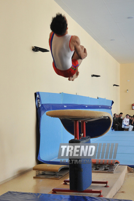 18th Azerbaijan Gymnastics Championship opened. Baku, Azerbaijan, Nov.03, 2011
