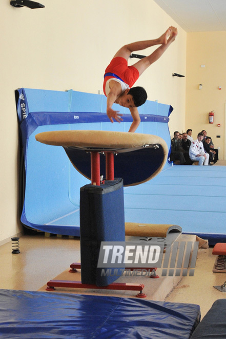 18th Azerbaijan Gymnastics Championship opened. Baku, Azerbaijan, Nov.03, 2011
