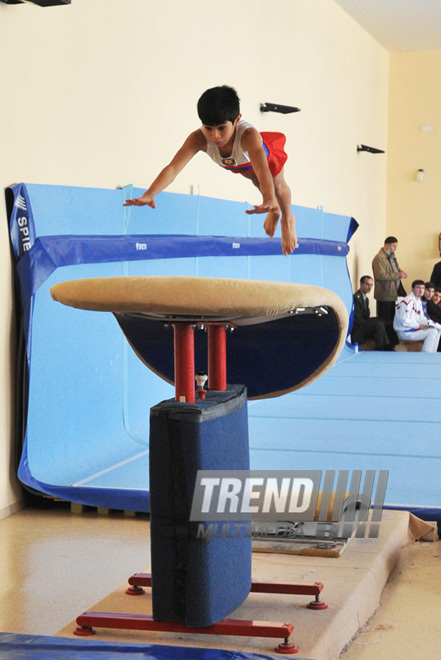 18th Azerbaijan Gymnastics Championship opened. Baku, Azerbaijan, Nov.03, 2011
