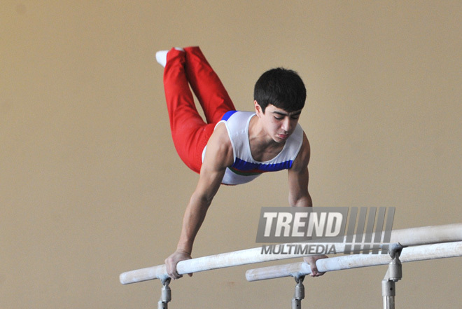 18th Azerbaijan Gymnastics Championship opened. Baku, Azerbaijan, Nov.03, 2011
