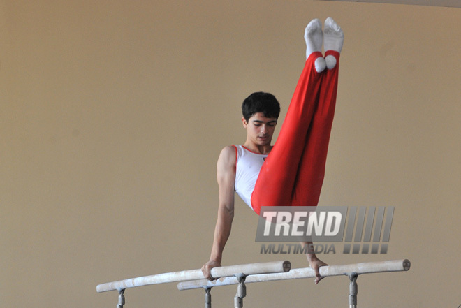 18th Azerbaijan Gymnastics Championship opened. Baku, Azerbaijan, Nov.03, 2011
