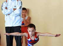 18th Azerbaijan Gymnastics Championship opened. Baku, Azerbaijan, Nov.03, 2011
