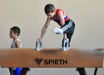 18th Azerbaijan Gymnastics Championship opened. Baku, Azerbaijan, Nov.03, 2011
