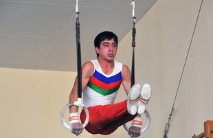 18th Azerbaijan Gymnastics Championship opened. Baku, Azerbaijan, Nov.03, 2011
