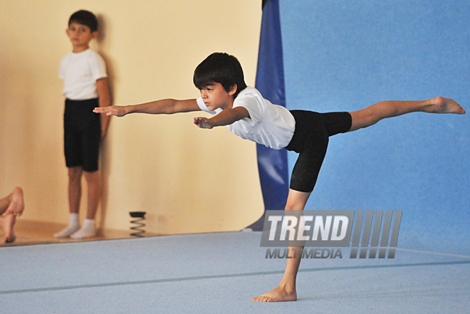 18th Azerbaijan Gymnastics Championship finished. Baku, Azerbaijan, Nov.04, 2011
