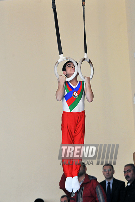 18th Azerbaijan Gymnastics Championship finished. Baku, Azerbaijan, Nov.04, 2011
