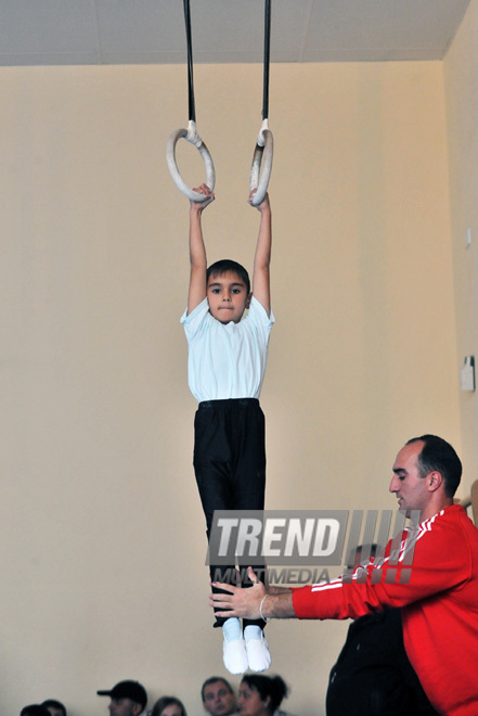 18th Azerbaijan Gymnastics Championship finished. Baku, Azerbaijan, Nov.04, 2011
