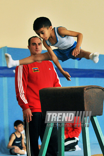 18th Azerbaijan Gymnastics Championship finished. Baku, Azerbaijan, Nov.04, 2011
